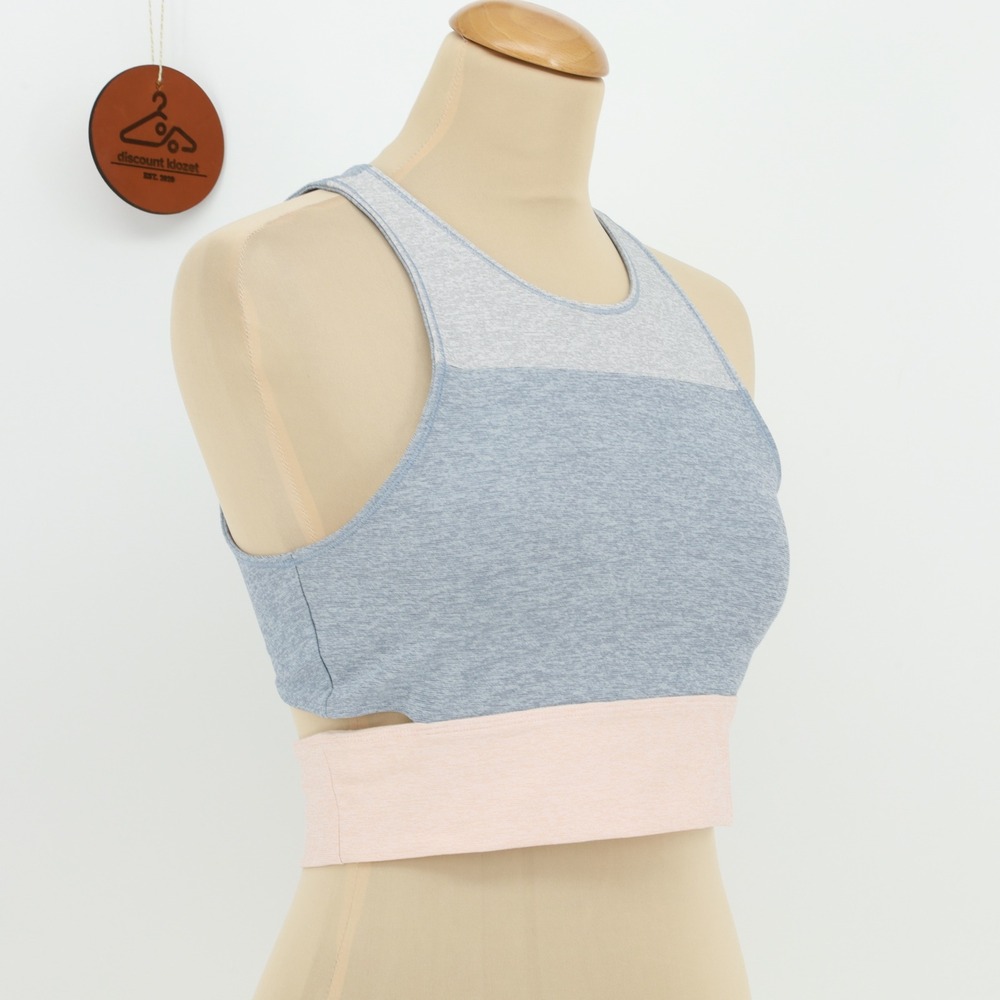 Outdoor Voices Tri Tone Splash Crop Top Sports Bra Size Medium - Picture 4 of 6